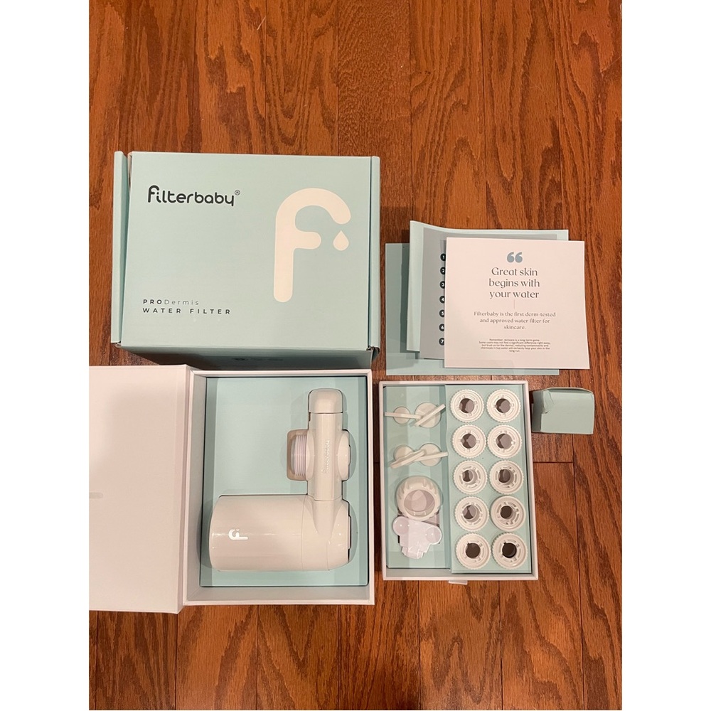 FilterBaby Set Water Filtration Set— Has all pieces used only once! $125 Retail